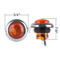 10PCS Amber 3/4" LED Side Marker Light for Freightliner