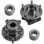4X Wheel Bearing and Hub Assembly for Mazda CX-9 (2007–2015) AWD HA590056