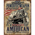12" x 16" Patriotic American Sign - 2593
