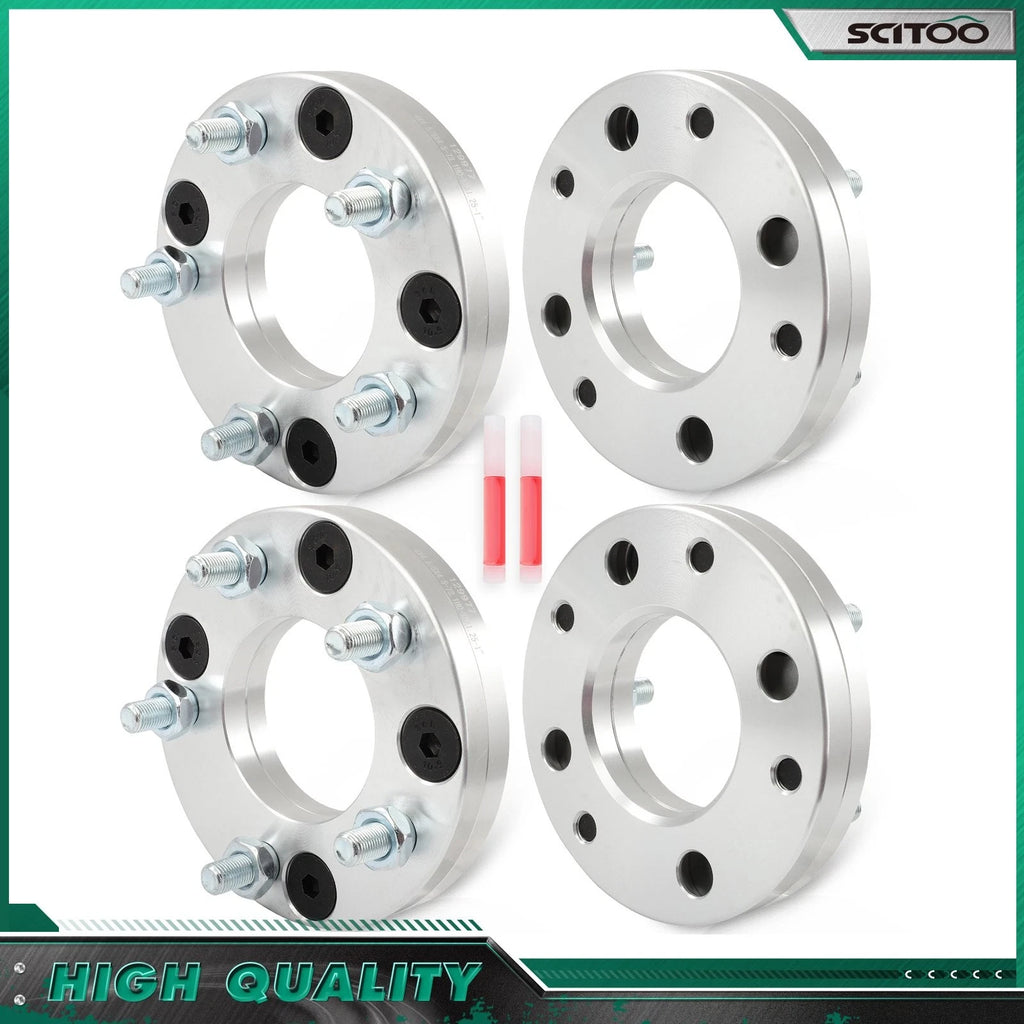 Set of 4 Wheel Adapters 1" 4x4.5 to 5x4.5 for Nissan Sentra 240SX Cube