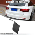 Tow Eye Hook Cover Cap for Mercedes-Benz GLC 300 (2016–2023) Black