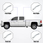 Set of 4 Door Handle Lever Covers for Chevy Silverado 