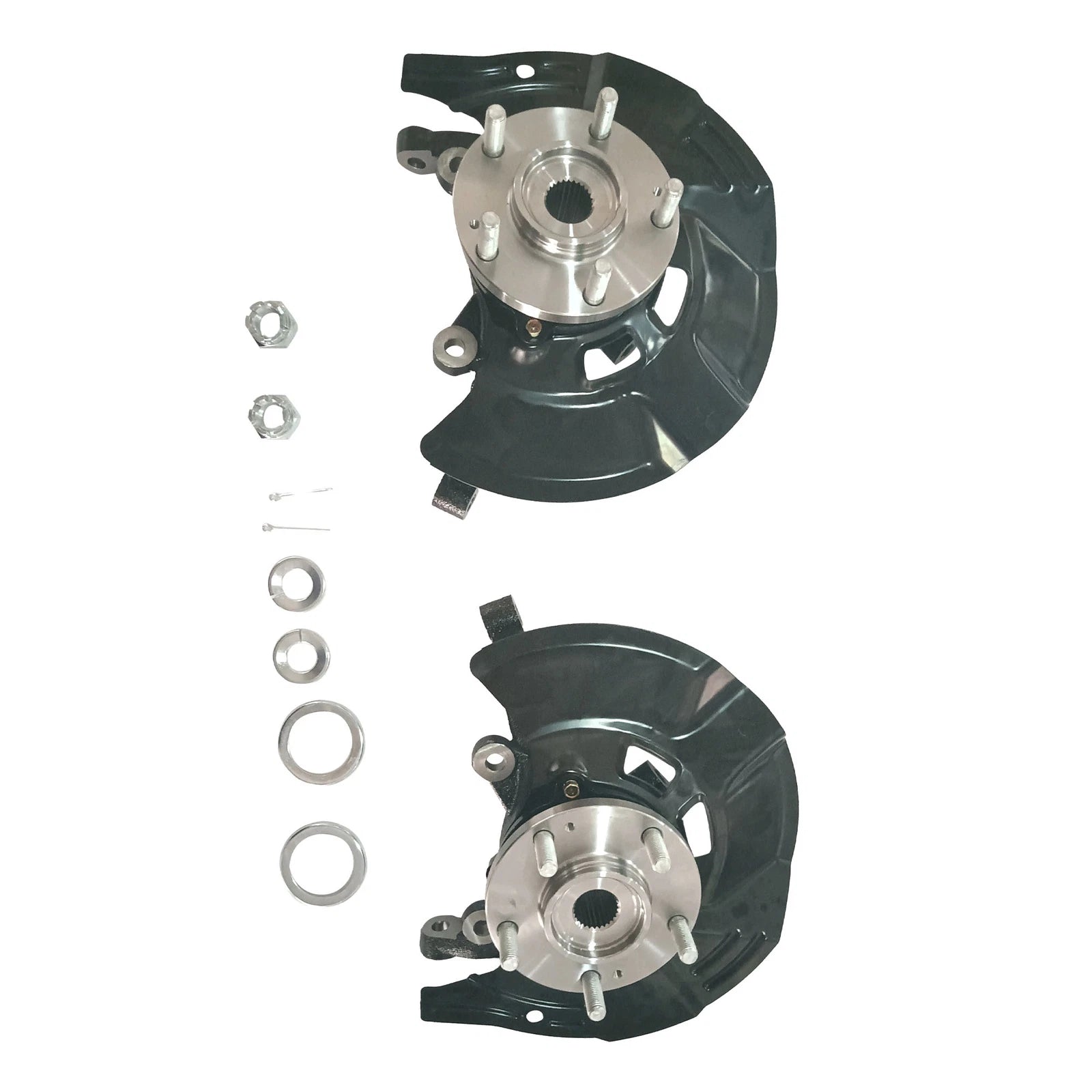 2X Front Steering Knuckle & Wheel Bearing Hub Assembly for Kia Optima (2011)