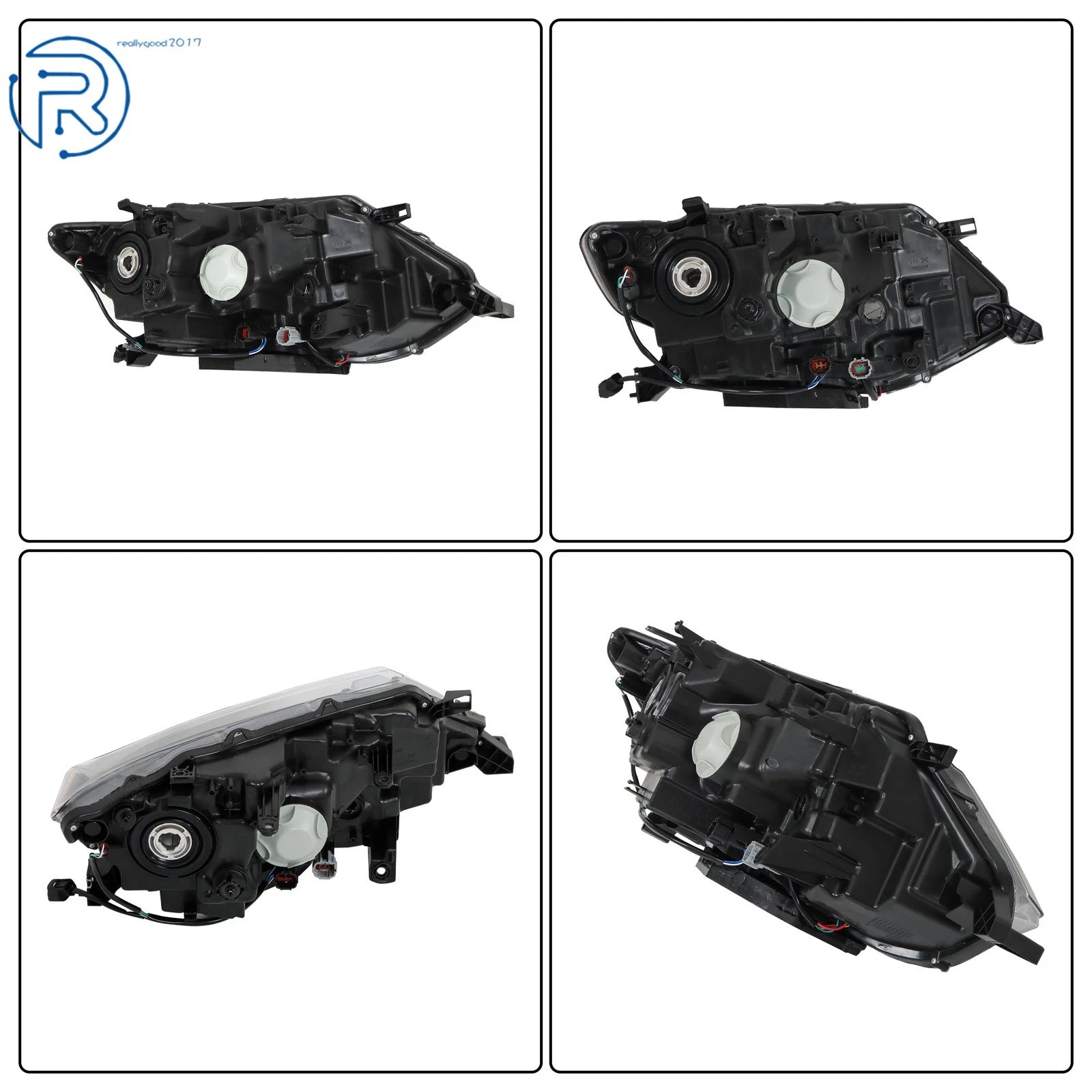 Headlight for Nissan Rogue (2017-2019) Left Driver Side Halogen