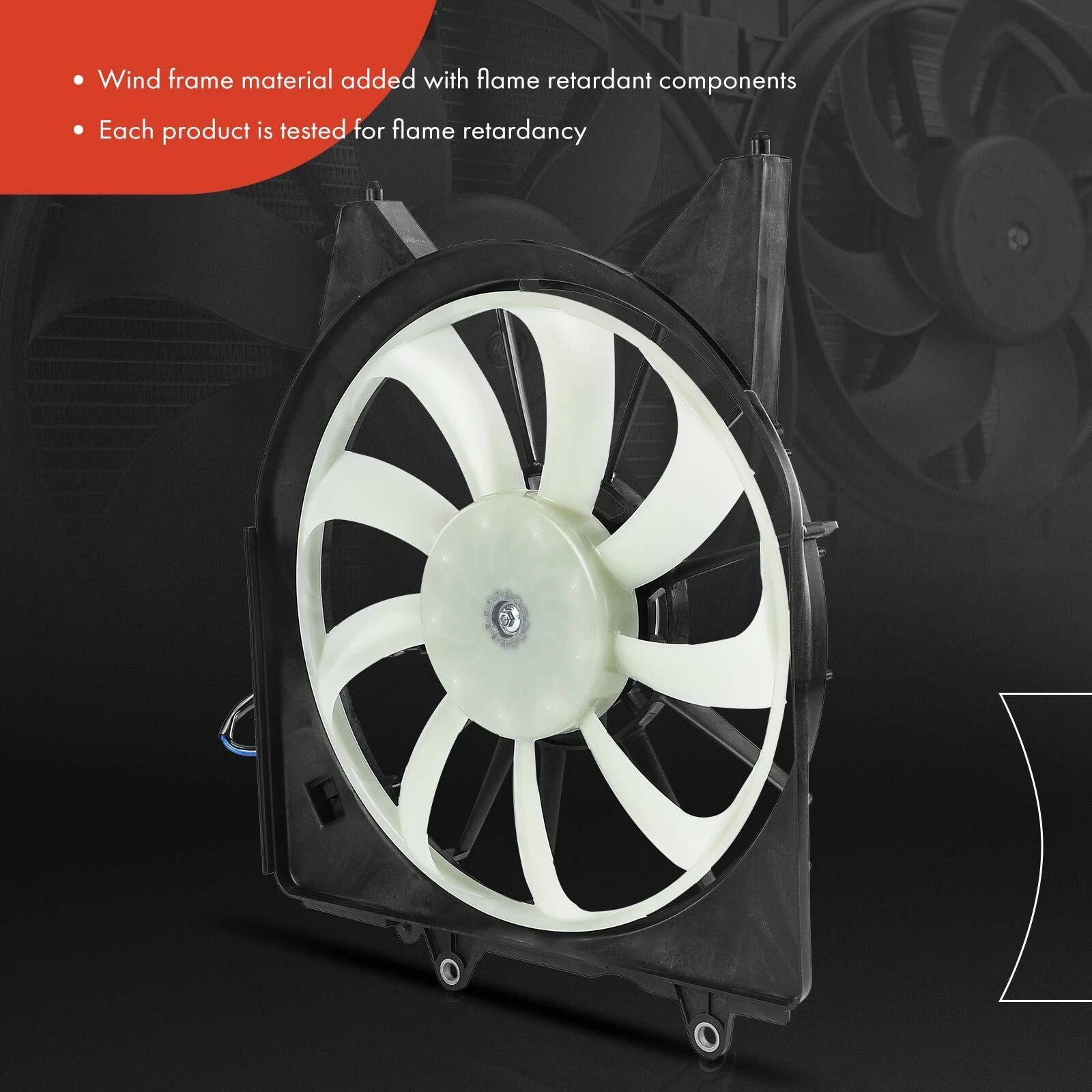 Cooling Fan Assembly with Shroud for Honda Civic (2017–2021)