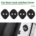 Set of 4 Car Door Lock Latches Cover for Honda Civic (2006–2025) Black Plastic