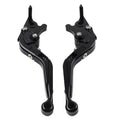 Extendable Brake Clutch Levers for Kawasaki Z1000 ZX6R  Black (2007-2018)