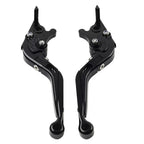 Extendable Brake Clutch Levers for Kawasaki Z1000 ZX6R  Black (2007-2018)