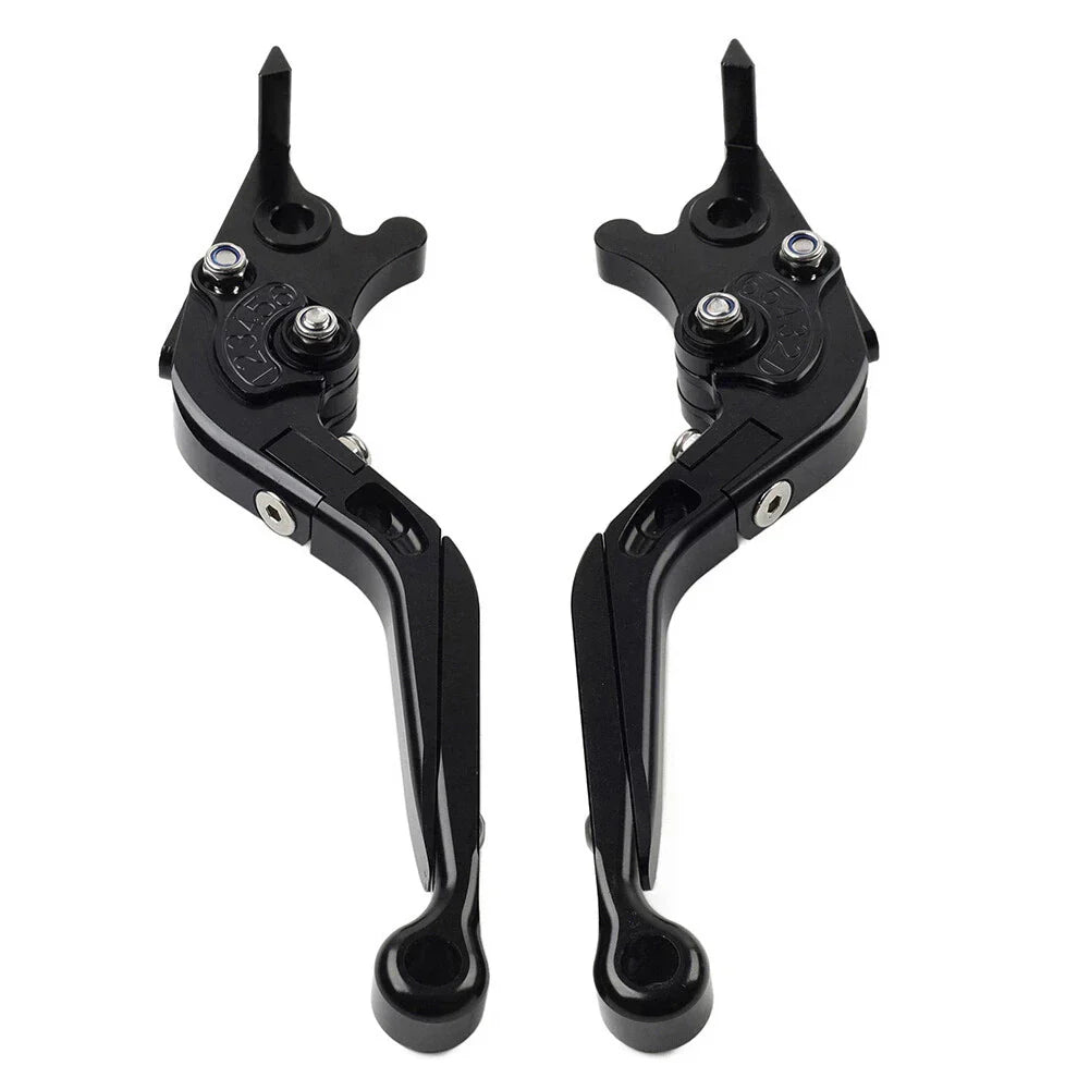 Extendable Brake Clutch Levers for Kawasaki Z1000 ZX6R  Black (2007-2018)