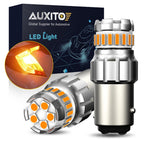 2X LED Front Turn Signal Light Bulb for Honda Accord (1998–2015) 1157 Amber