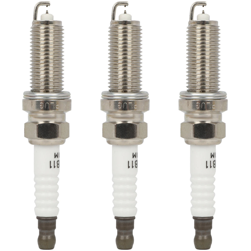 Set of 3 Iridium Platinum Spark Plugs for Smart Fortwo (2016–2017)