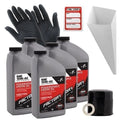 10W40 Oil Change Kit for Honda CBR1100XX VFR1200 GL1800 (5Qt)