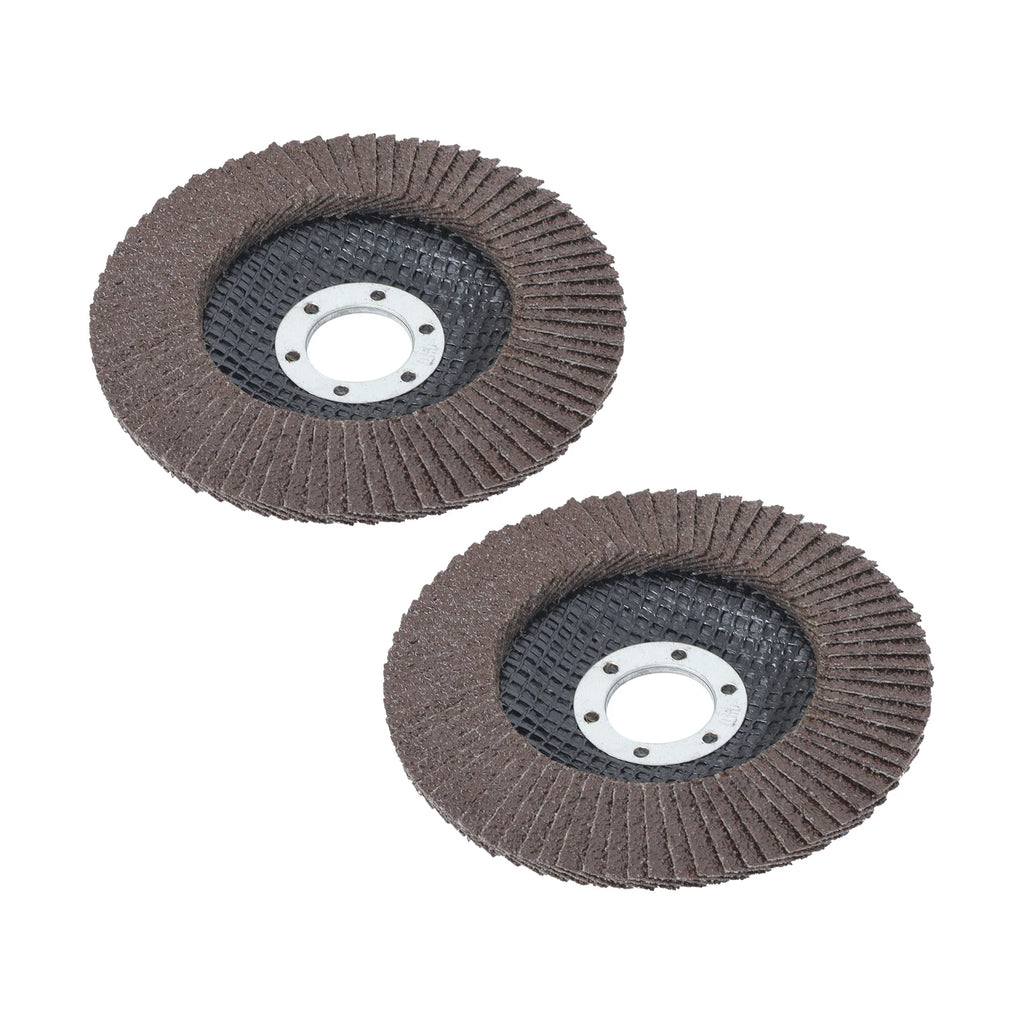 Set of 10 Flap Discs 4.5" 40 Grit for Sanding and Grinding