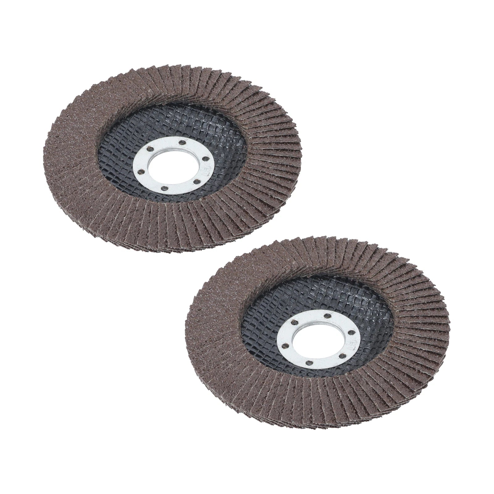 Set of 10 Flap Discs 4.5" 40 Grit for Sanding and Grinding