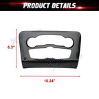 Carbon Fiber Look Central AC Switch Gear Shift Panel Cover for Charger (2015-2023)