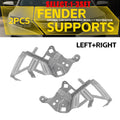 Set of 2 Gray Fender Supports Bracket Front for Honda Civic (2016–2021)