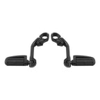 Highway Bar Mount Kit & Footpeg Pegs for Harley (1 1/4'', Matte Black)