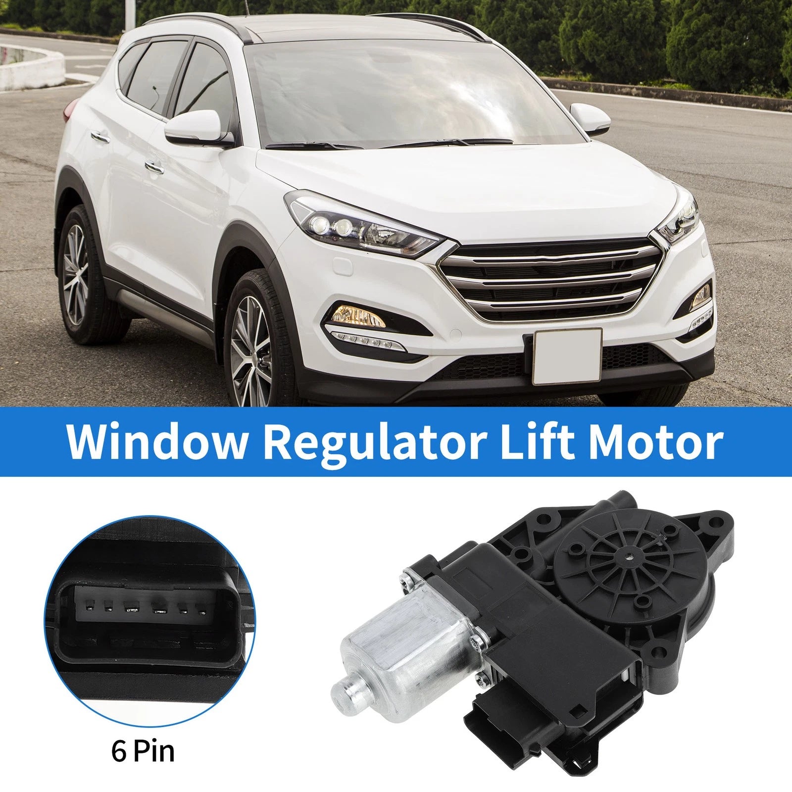 Power Window Regulator Lift Motor No.82450D3010 for Hyundai Tucson (2016–2021)