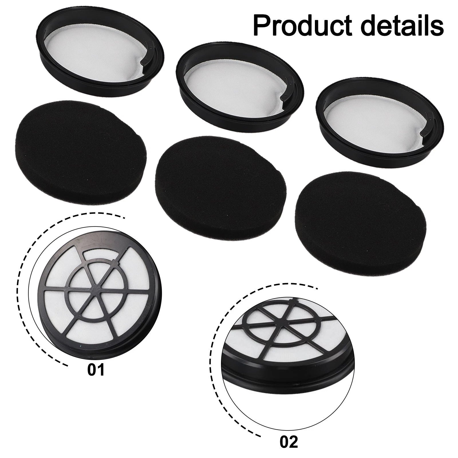 Replacement Sponge Filters for Eureka NEN Series (NEN1, NEN2, NEN3)