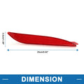 Rear Right Bumper Reflector for Hyundai Elantra (2011-2013) Red