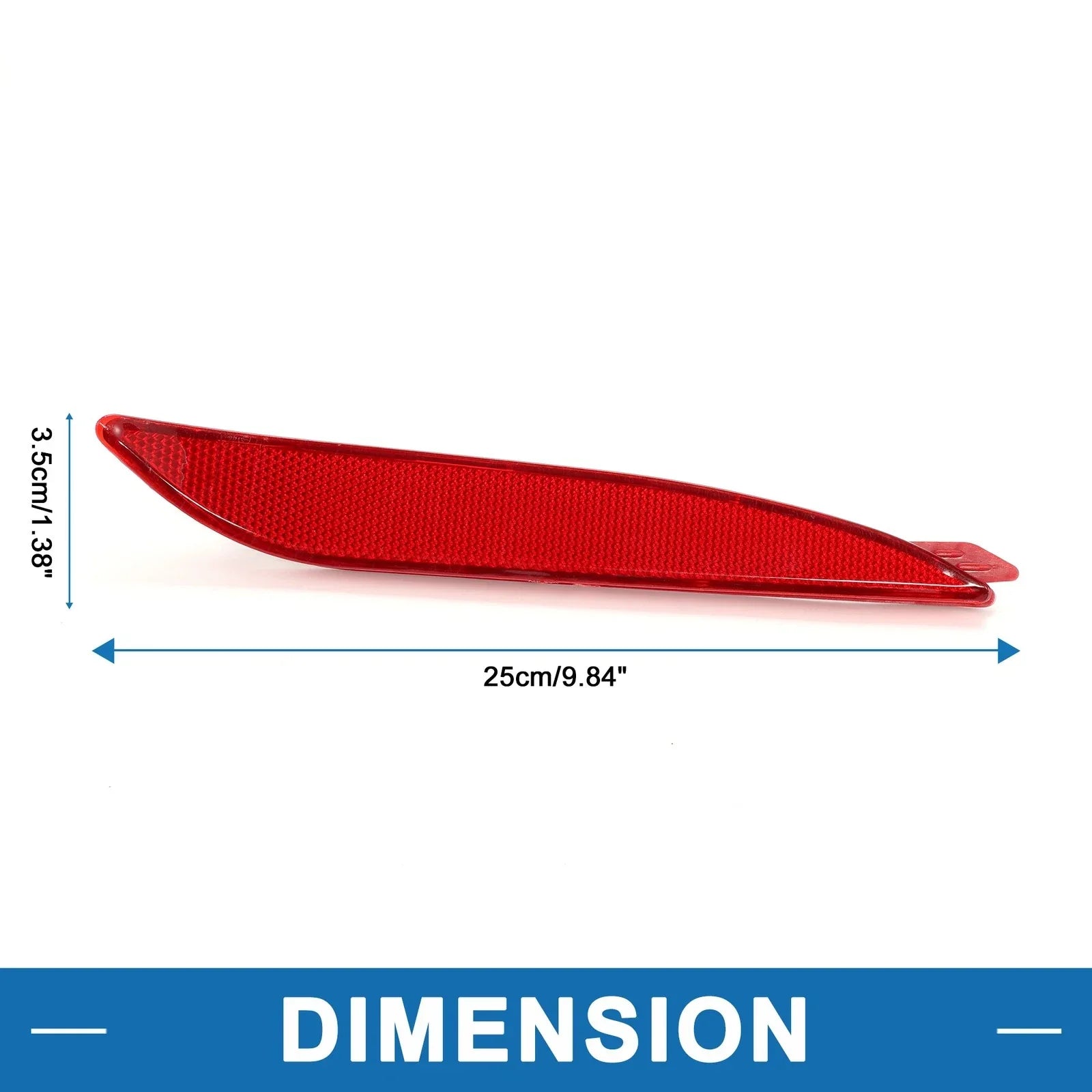 Rear Right Bumper Reflector for Hyundai Elantra (2011-2013) Red
