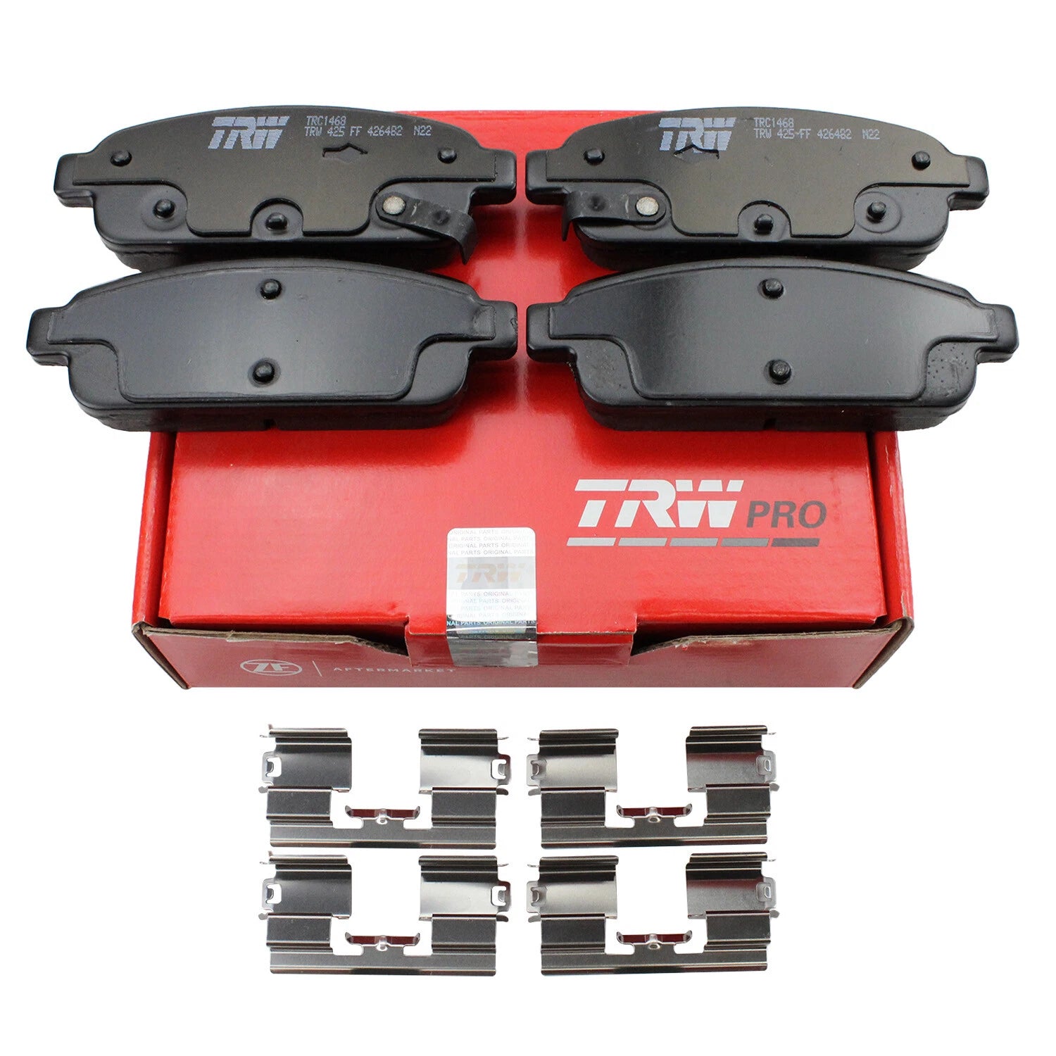 Set of 4 TRW Pro Rear Ceramic Brake Pads for Buick Encore Verano Chevy Cruze Trax Volt (2013–2021)