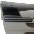 2X Door Armrest Leather Replacement for Honda Odyssey (2011–2017) Gray Stitch