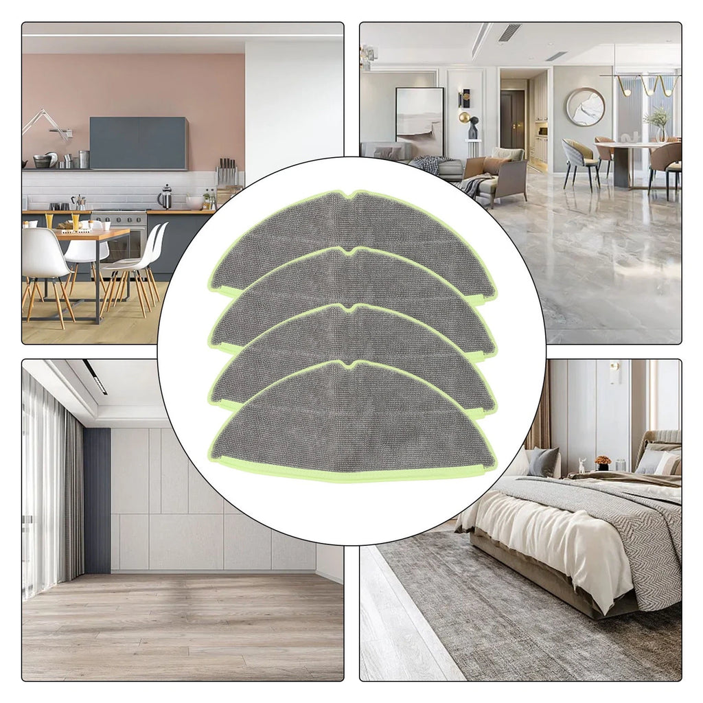 Washable Mop Cloth Set of 4 for Roomba 205 (DustCompactor Combo Robot)