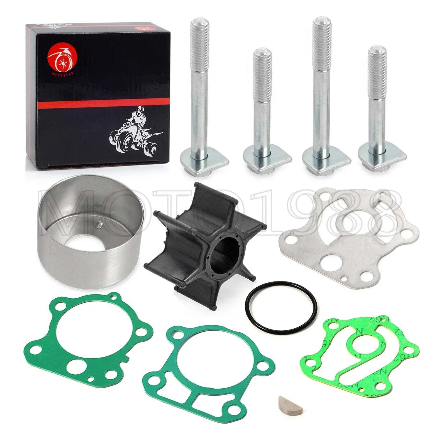 2-Str Impeller Kit Water Pump for Yamaha Outboard (1996–2012)