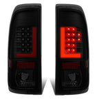 Red LED L-Bar Tail Brake Light Lamps for Ford Super Duty F150 (1999–2007)