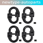 4Pcs Safety Chain Towing Hitch Hammer Lock Connector for Heavy Duty Truck