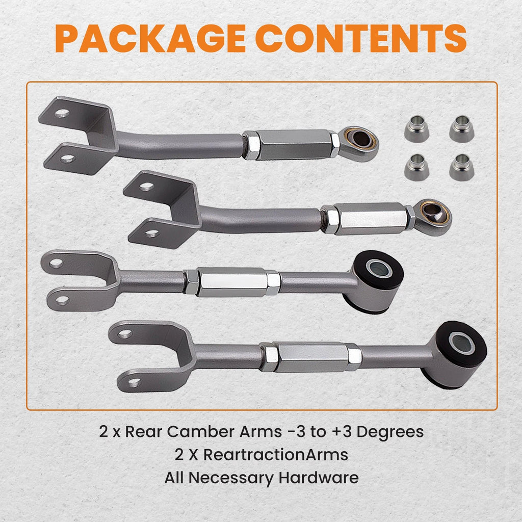 Adjustable Rear Camber Arms Traction Kit for Infiniti G35 (2003-2007)