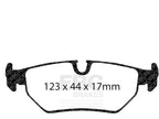 Rear Brake Pad Set for Jaguar XJ6 (1990–1994) RK128QK