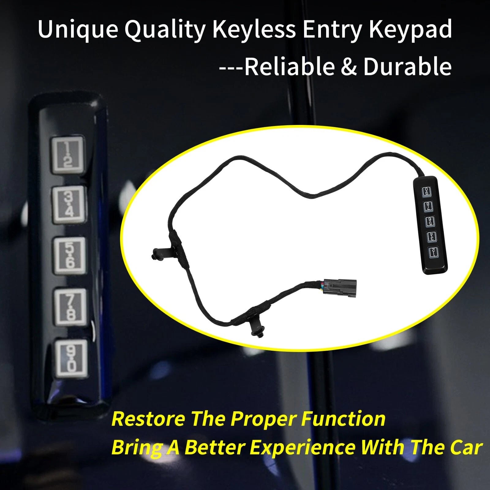 Keyless Entry Keypad for Ford F150 F250 F350 F450 F550 (2015–2020) FL3Z-14A626-AD