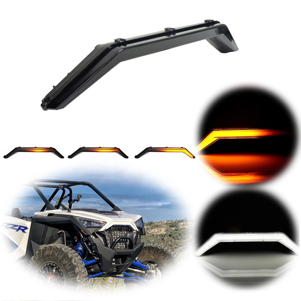 Front Grille Upper Sequential LED Signal Lamp for Polaris RZR PRO XP / 4