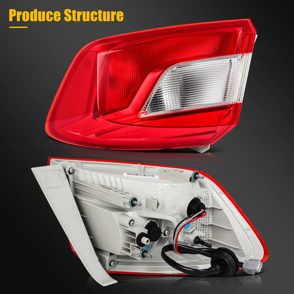 Passenger Right Side Outer Tail Light Assembly for Chevy Cruze (2016–2019)