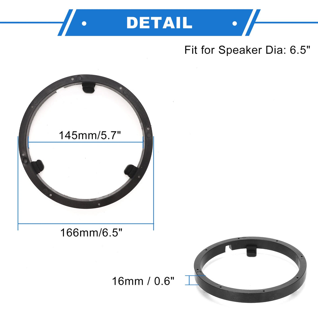 2X Speaker Spacer Ring for Mitsubishi Mirage (6.5'' Tweeter)