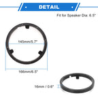 2X Speaker Spacer Ring for Mitsubishi Mirage (6.5'' Tweeter)
