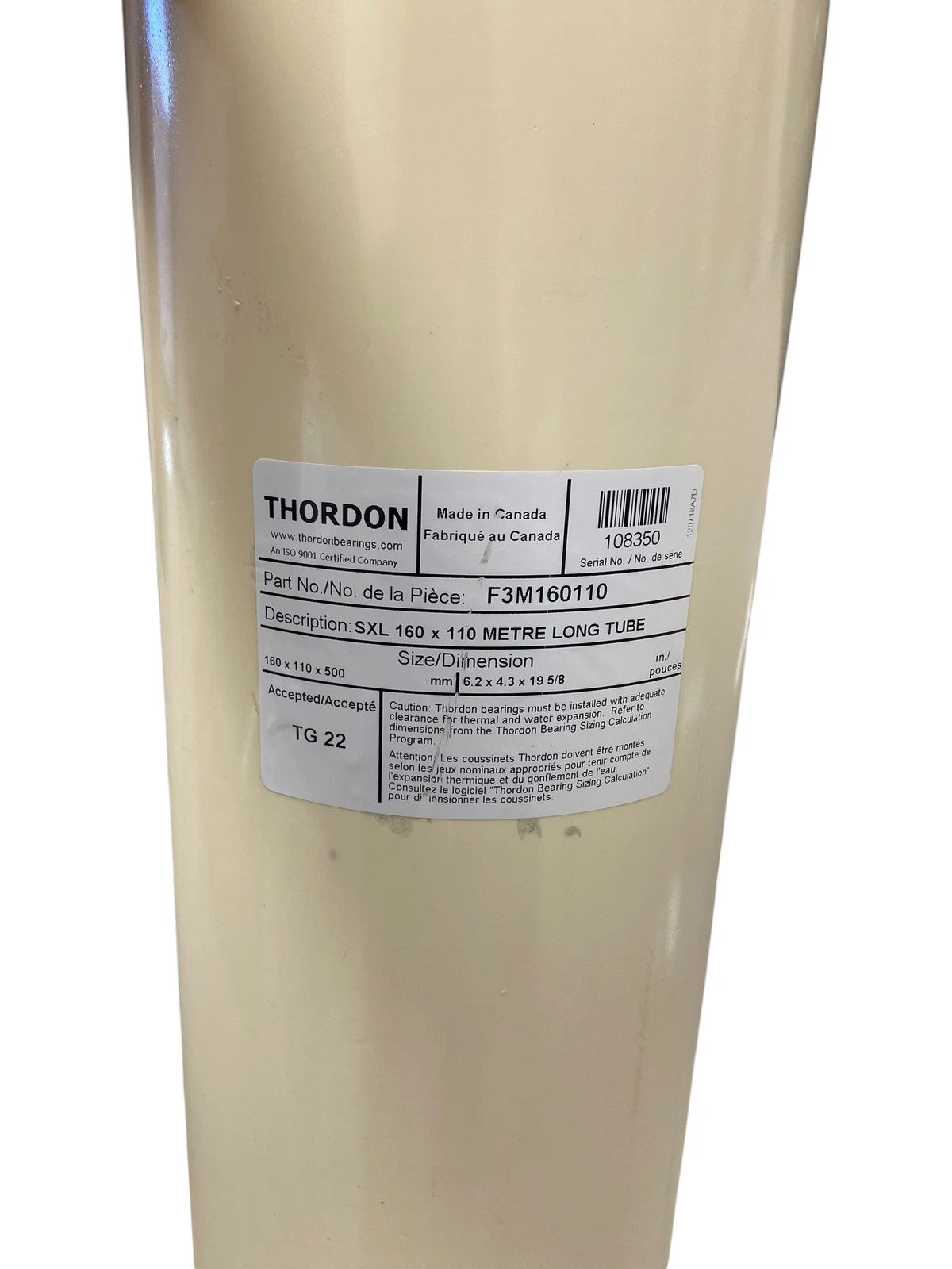 Thordon Marine Rudder Bearing SXL for Marine Applications (F3M160110)