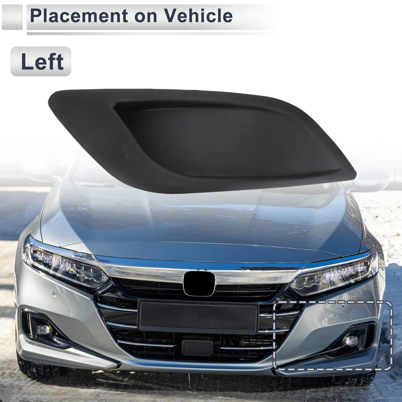 1 Pc Fog Light Grill for Ford Focus (2008–2010) No. 8M5119953BE