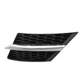 Replacement Black Chrome/Matte ABS Plastic Passenger Side Front Grille