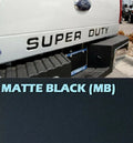 Matte Black Tailgate Inserts with ABS Letters for Ford F250 (2008–2016)