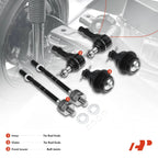 6X Front Lower Tie Rod & Ball Joint for Ford Explorer (1998-2001)