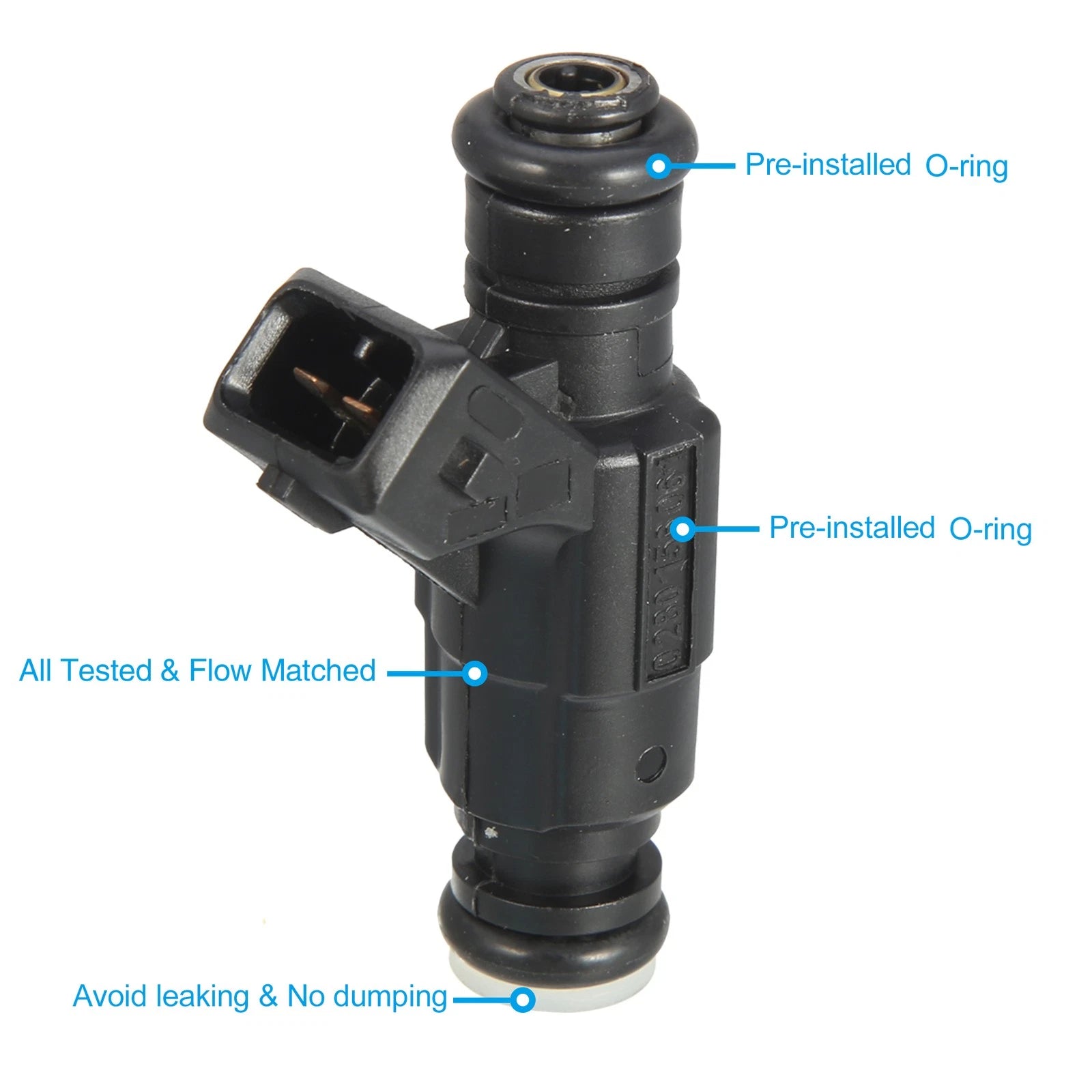 4X 0280156061 Fuel Injector Nozzle for Audi TT Coupe 1.8T (1998–2006)
