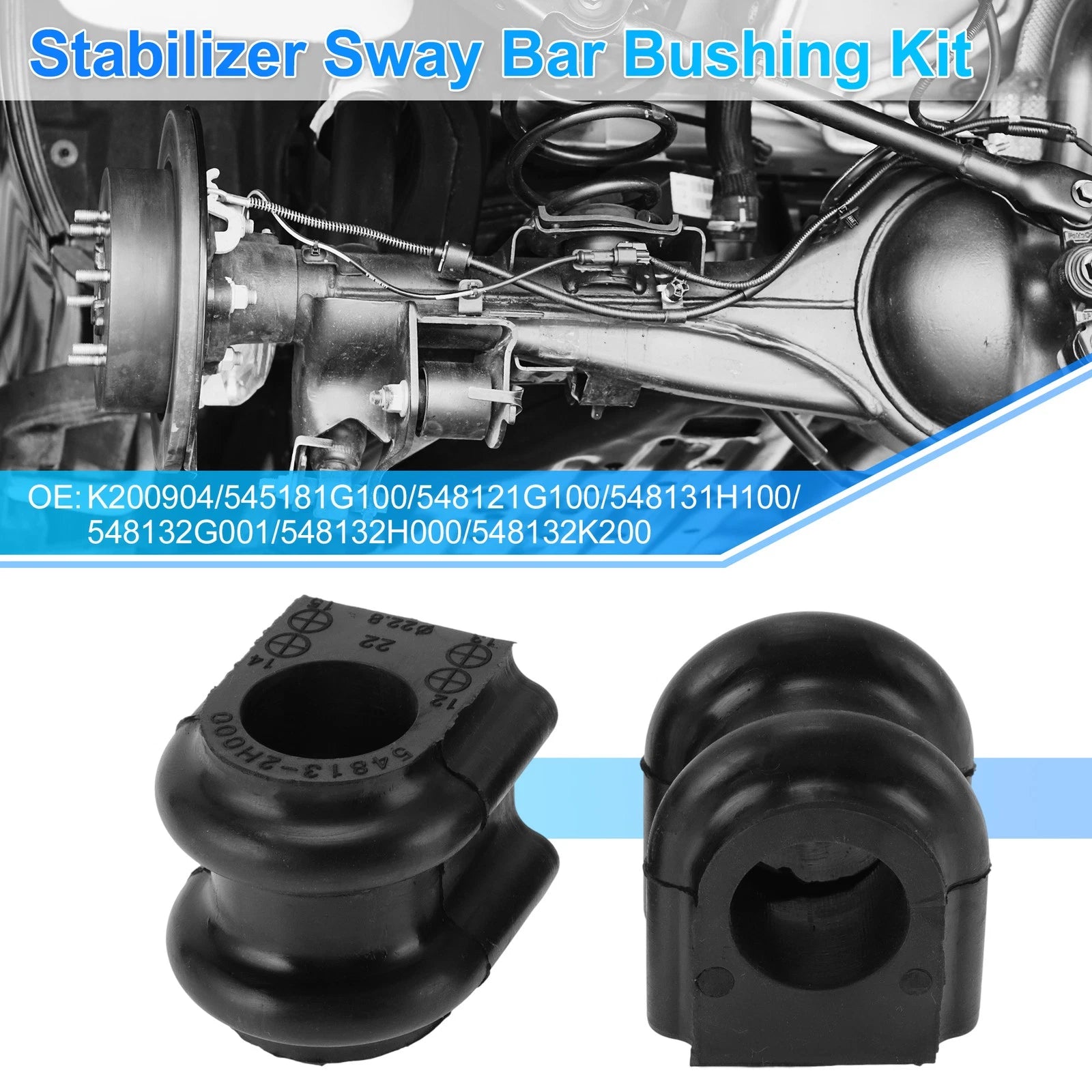 Stabilizer Sway Bar Bushing Kit for Hyundai Accent (2007–2011) No.K200904