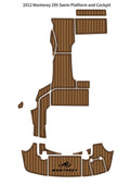 EVA Foam Teak Deck Flooring Mat for Monterey 295 (2012)