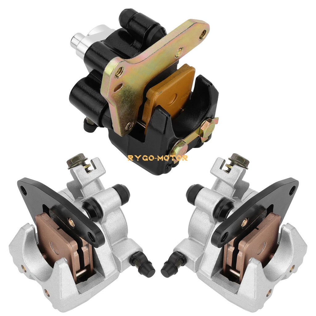 Front & Rear Brake Calipers W/Pads for Honda Sportrax 400 TRX400EX (1999–2004)
