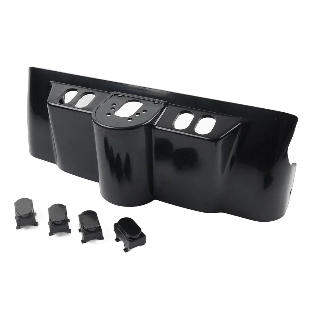Unpainted Black Inner Fairing Switch Caps for Harley Electra Glide (1996-2013)