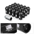 20Pcs J2 Aluminum M12x1.5 Closed End Acorn Lug Nuts for (N/A)