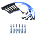 NGK 5mm Wire Set 6 Iridium Spark Plugs for Camry ES300 (1992–1993)